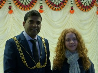 Bristol Mayor Faruk Choudhury & TIFFY member Alice Donnellan